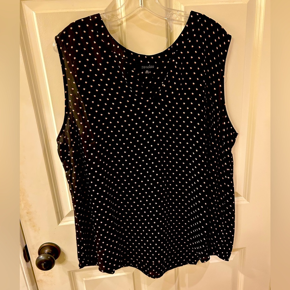 NWOT Women’s Zenobia Sleeveless Shirt Size 3XL